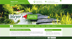 Desktop Screenshot of meyers-gruen.de