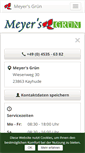 Mobile Screenshot of meyers-gruen.de
